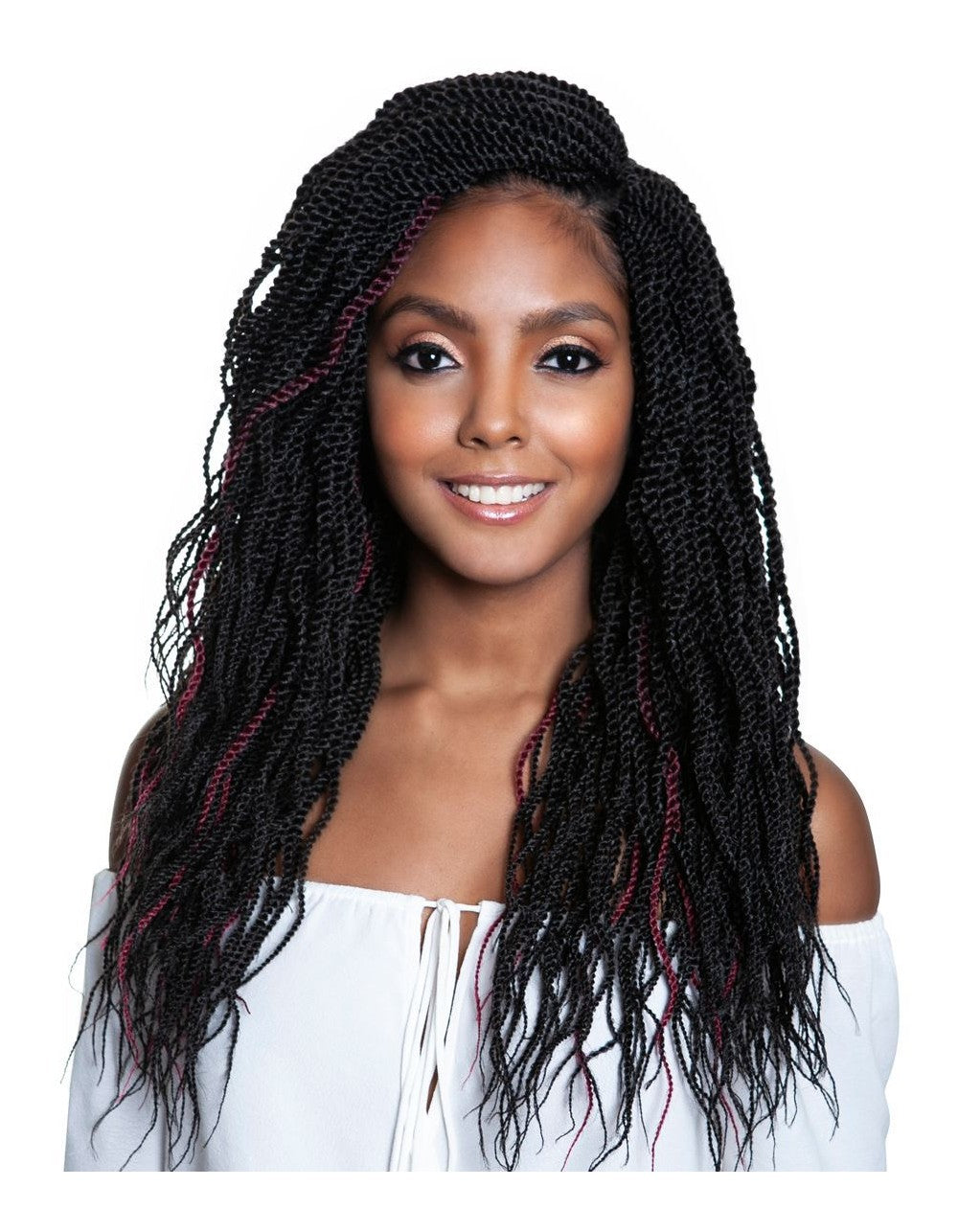 Mane Concept Afri-Naptural Crochet Braid SB305-3X PRE-STRETCHED WAVY SENEGAL TWIST 18" - Elevate Styles