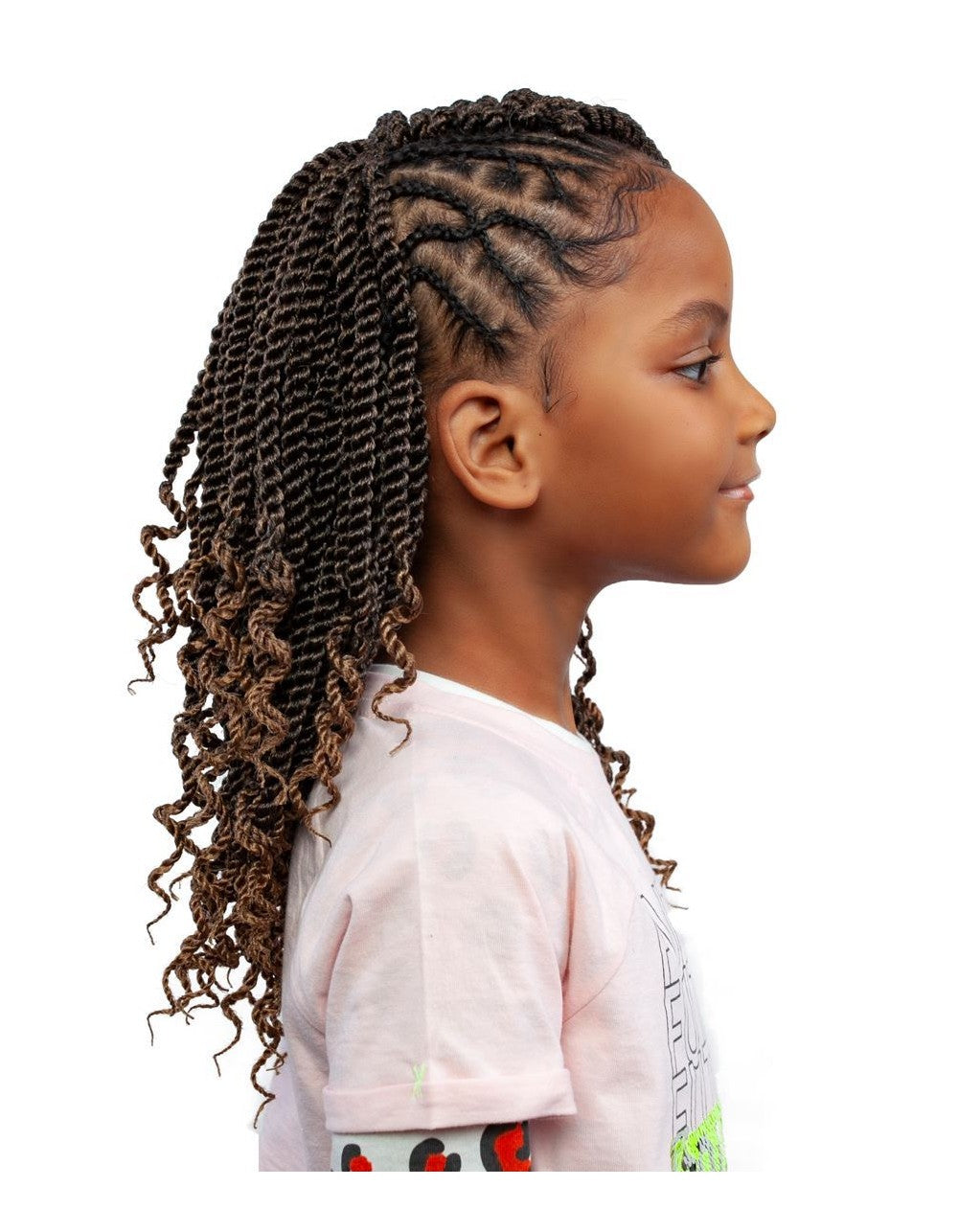 Mane Concept Afri Naptural Kids Crochet Braid - Kids Rock Jolly Twist 10" KR11 - Elevate Styles