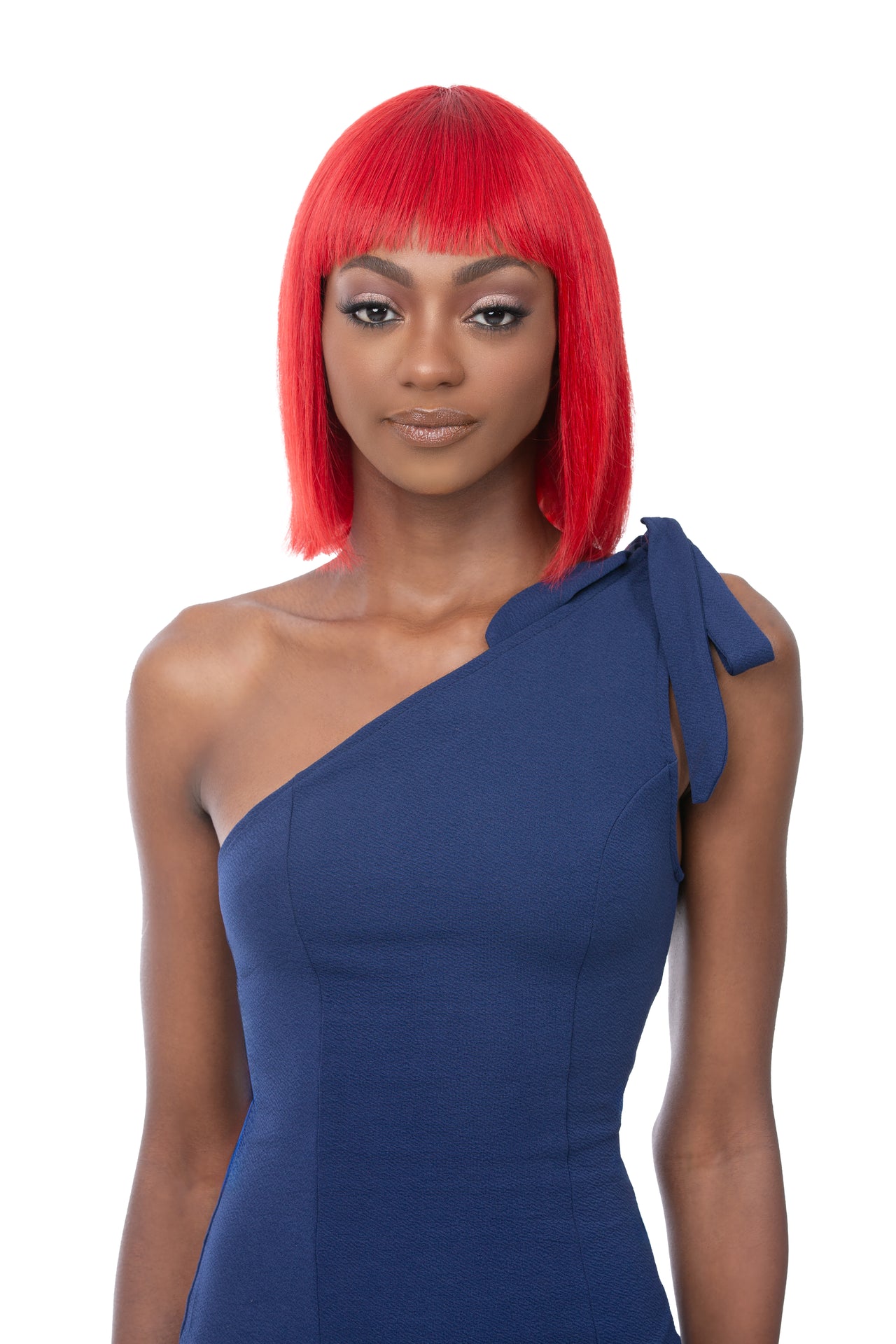 Its a Wig 100% Human Hair Wig HH Bob w/ Bang 10"