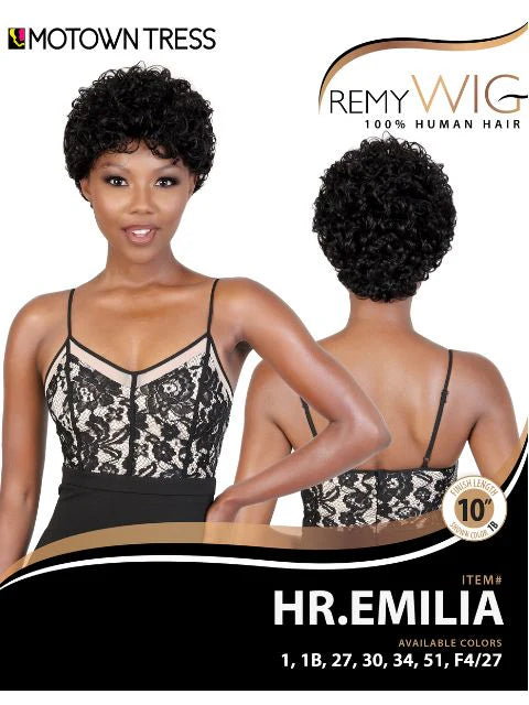 Motown Tress 100% Remy Human Hair Wig HR Emilia