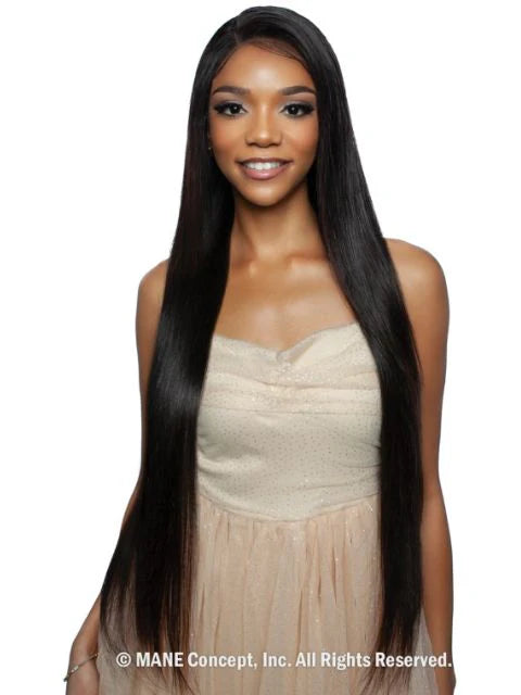 Mane Concept Trill 11A HD 13x4 Lace Front Wig Straight 30" TRE2117