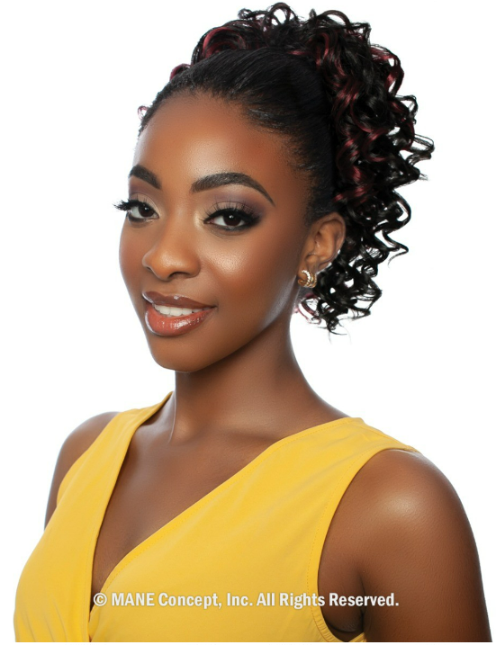 Mane Concept Brown Sugar Wrap & Tie BSWNT14 Soft Curly Bounce WNT 10" - Elevate Styles