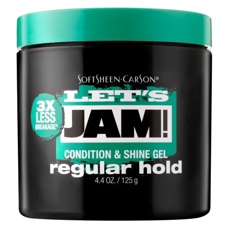 SoftSheen-Carson Let’s Jam! Condition & Shine Gel – Regular Hold, 4.4 oz