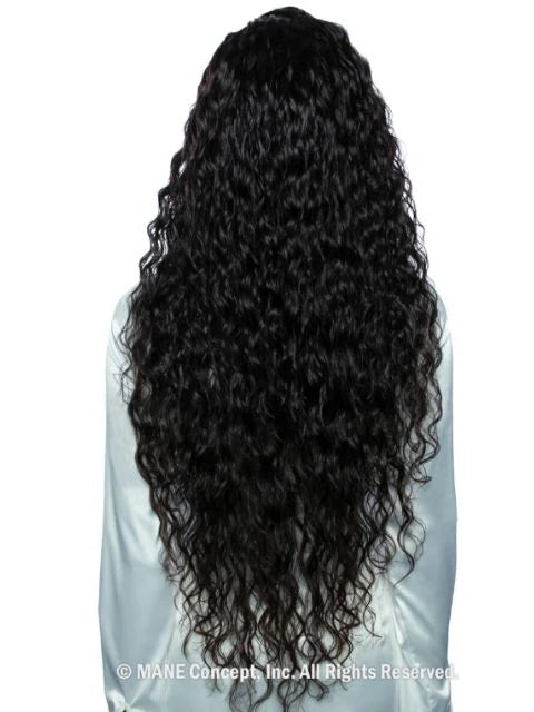 Mane Concept Trill 11A HD 13x4 Lace Front Wig Deep Wave 30" TRE2118