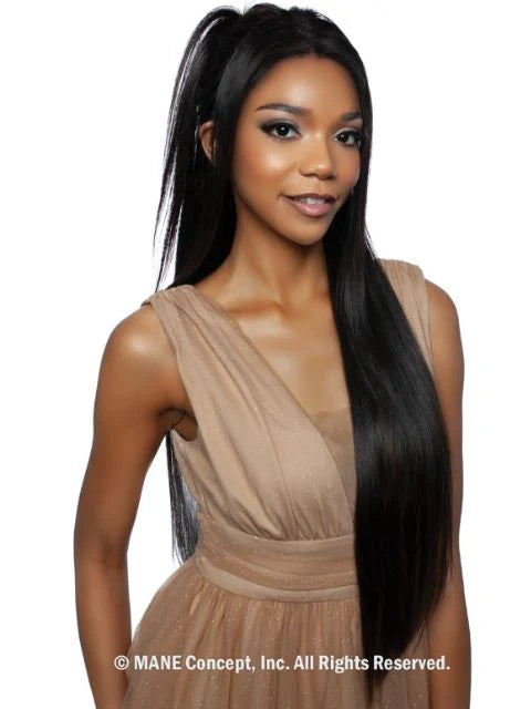 Mane Concept Trill 11A HD 13x4 Lace Front Wig Straight 28" TRE2114