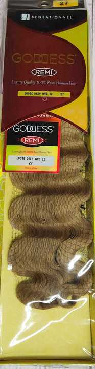 Sensationnel Goddess Remi Human Hair Loose Deep Weave 12" - Elevate Styles