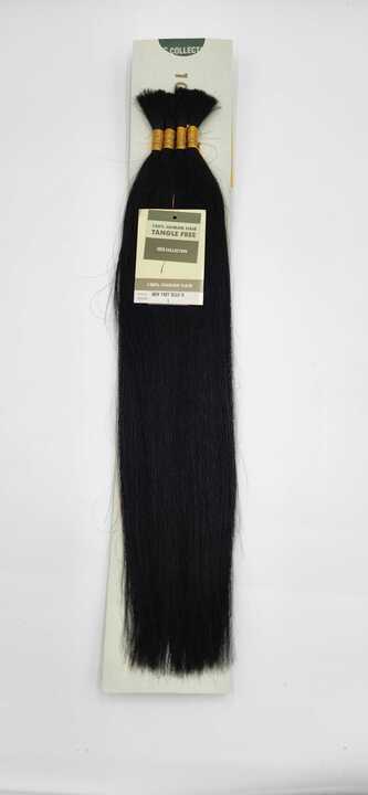 Isis Classic 100% Human Hair Yaki Perm Texture Bulk Braiding Hair 18"