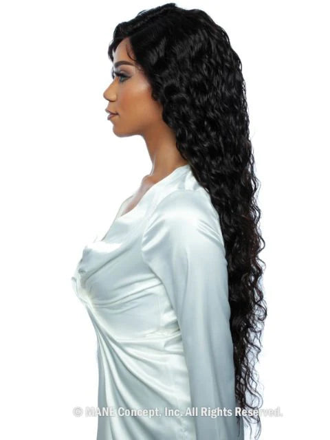 Mane Concept Trill 11A HD 13x4 Lace Front Wig Deep Wave 30" TRE2118