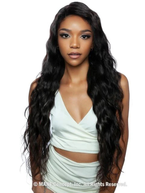 Mane Concept Trill 11A HD 13x4 Lace Front Wig Loose Deep 30" TRE2119