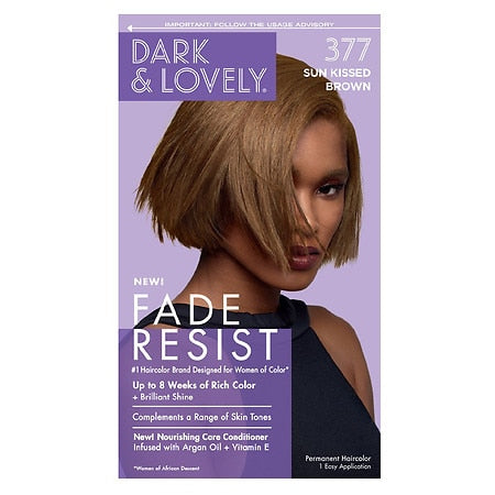 Dark & Lovely Fade Resist Permanent Hair Color - 377 Sun Kissed Brown