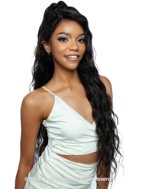 Mane Concept Trill 11A HD 13x4 Lace Front Wig Loose Deep 30" TRE2119