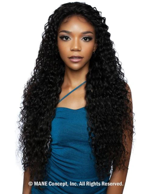 Mane Concept Trill 11A HD 13x4 Lace Front Wig Water Wave 30" TRE2120