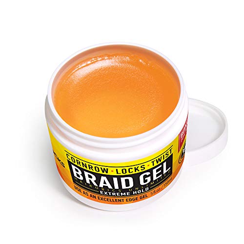 Hairobics Unlimited Braid Gel – Extreme Hold for Cornrows, Locks & Twists, 5 fl oz