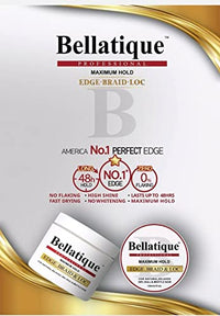 Thumbnail for Bellatique Professional Edge Braid & Loc Gel - Maximum Hold 4 Oz