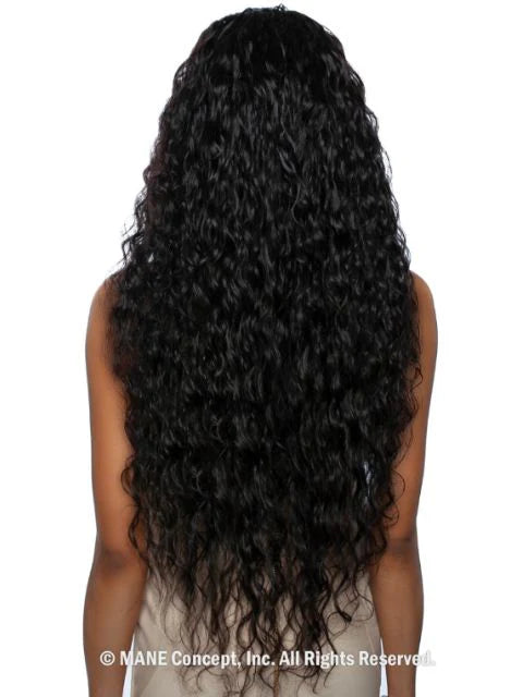 Mane Concept Trill 11A HD 13x4 Lace Front Wig Deep Wave 32" TRE2122