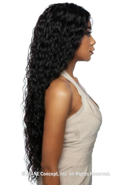 Mane Concept Trill 11A HD 13x4 Lace Front Wig Deep Wave 32" TRE2122