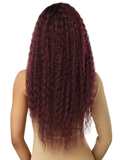 Outre Premium Human Hair Weave Blend - Natural French 18" 20" 22" + 4x4 HD Hand-Tied Lace Closure - Elevate Styles