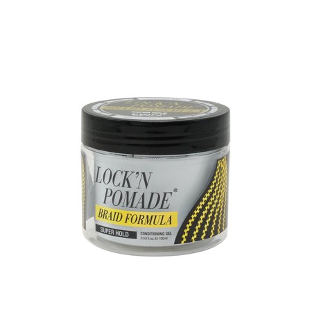 Lock'N Pomade Braid Formula Conditioning Gel - Super Hold, 3.53 oz