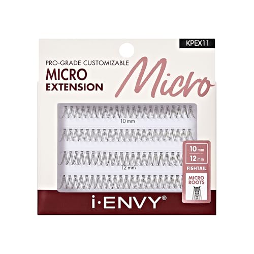 i-ENVY Pro-Grade Customizable Micro Extension – 10mm & 12mm Fishtail Micro Roots KPEX11