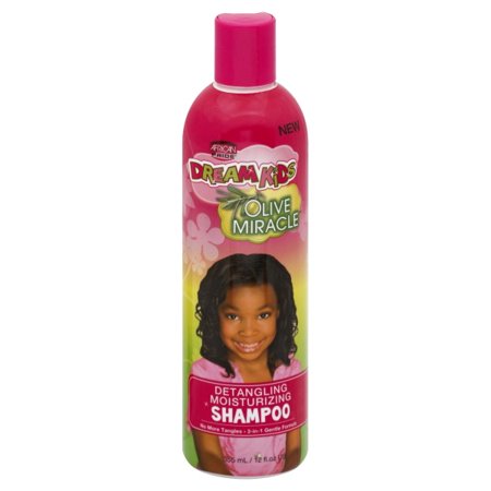 African Pride Dream Kids Olive Miracle Detangling Moisturizing Shampoo – 12 oz