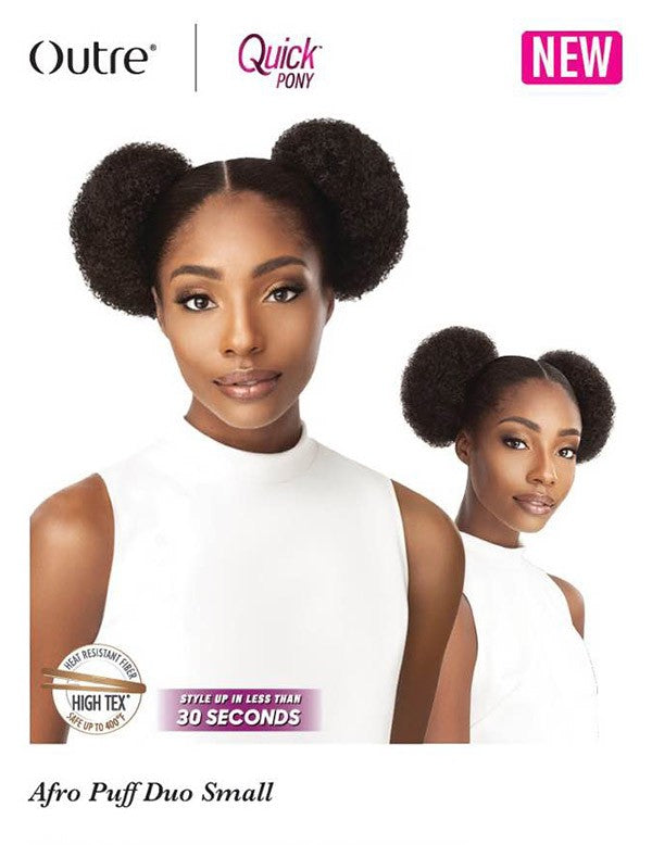 Outre Quick Pony Afro Puff Duo SMALL - Elevate Styles