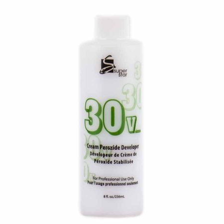 Super Star 30 Volume Cream Peroxide Developer - 8 oz