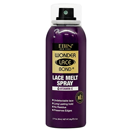 EBIN New York Wonder Lace Bond Lace Melt Spray – Vitamin E, 2.7 fl oz