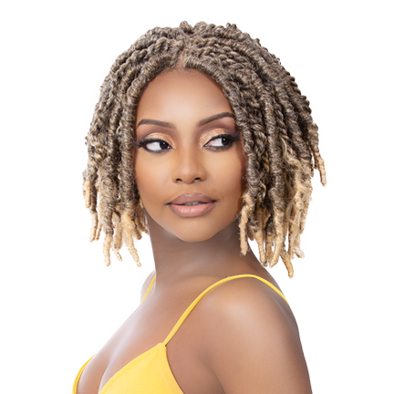 Illuze 4x4 Lace Front Wig Boho Twist Bob