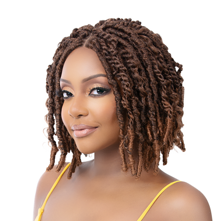 Illuze 4x4 Lace Front Wig Boho Twist Bob