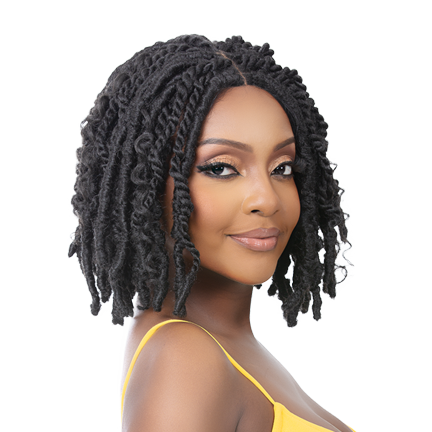 Illuze 4x4 Lace Front Wig Boho Twist Bob