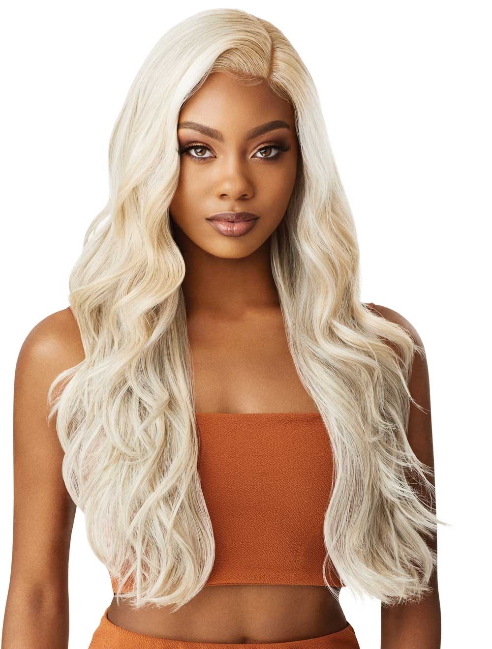 Outre Color Bomb The Blond Collection Swiss Lace Front Wig Kimani - Elevate Styles