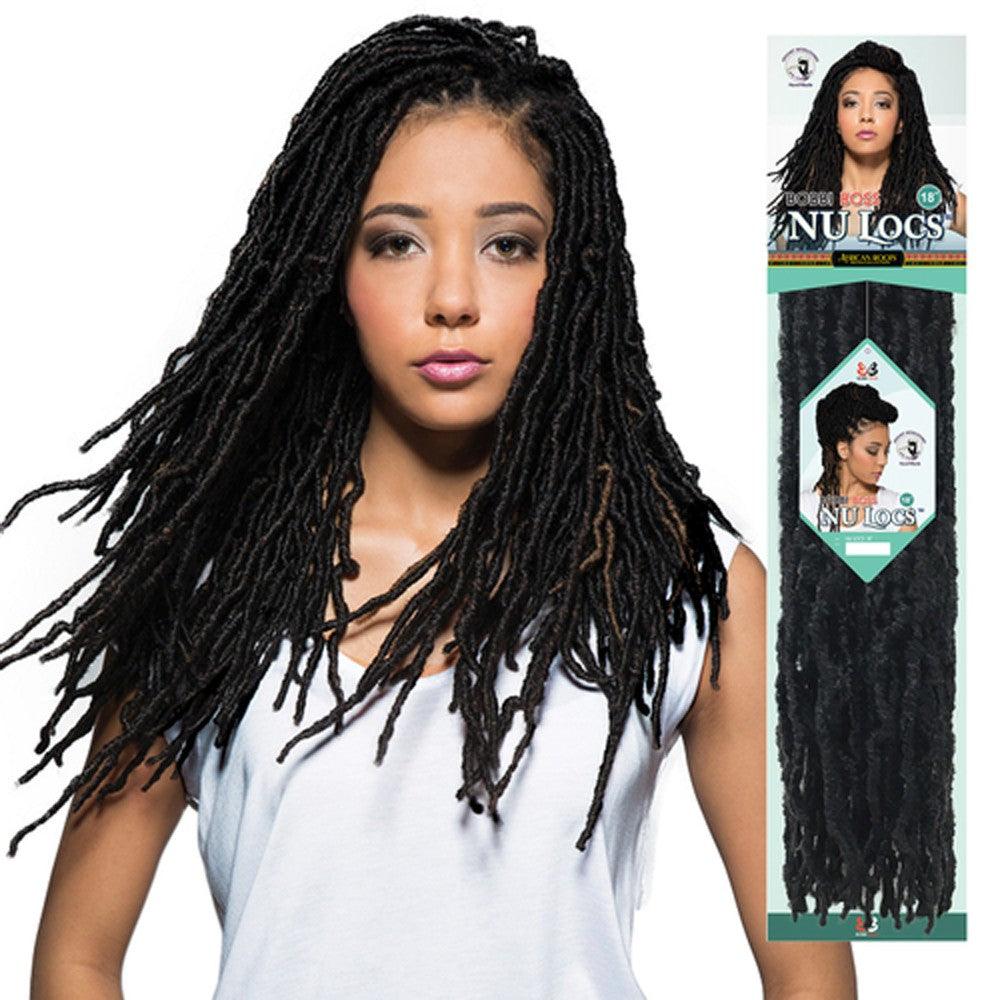 Bobbi Boss Synthetic Crochet Braid Nu Locs 18" - Elevate Styles