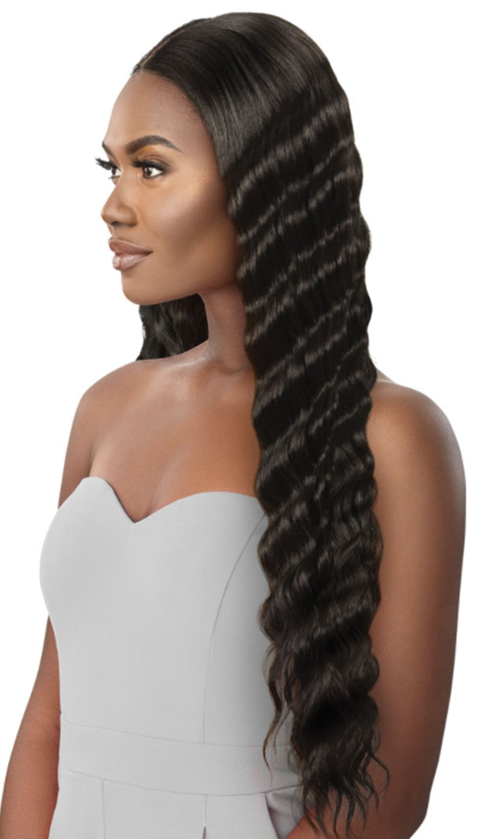 Outre Synthetic Crimp Wave HD Transparent Lace Front Wig Odessa - Elevate Styles