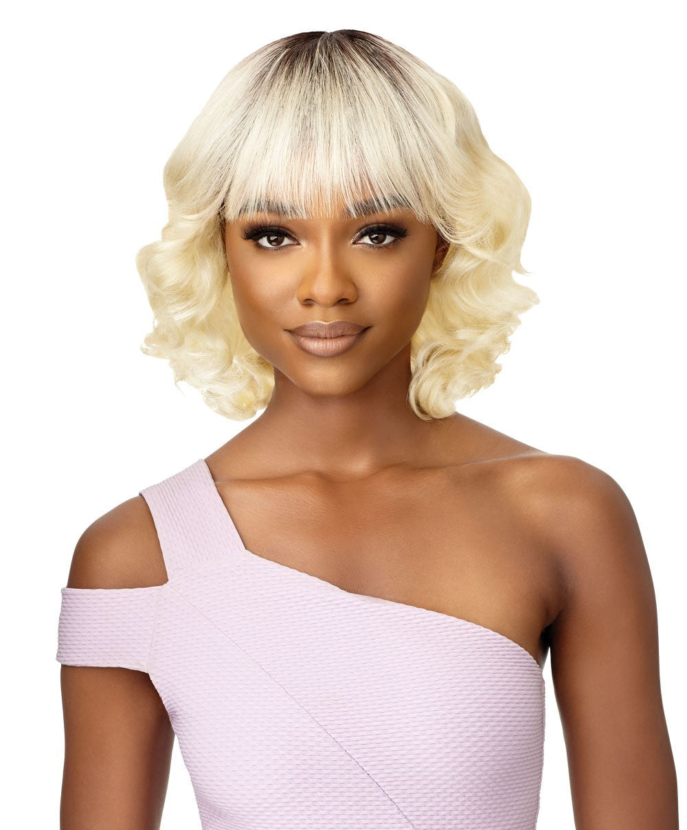 Outre Premium Duby 100% Human Hair Wavy Bob Duby Wig HH Kadence - Elevate Styles