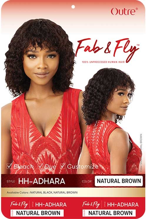 Outre Fab&Fly™ 100% Unprocessed Human Hair Full Cap Wig HH - Adhara - Elevate Styles