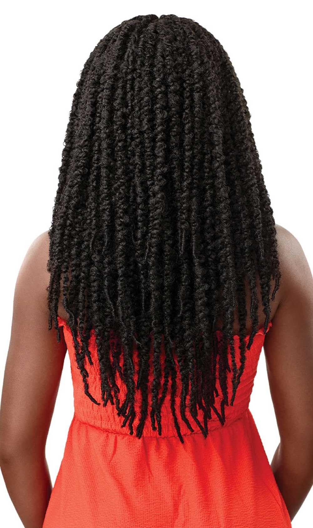 Outre X-Pression 4x4 Pre-plucked Braid Lace Front Wig Island Summer Locs 24" - Elevate Styles