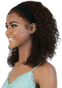 Thumbnail for Motown Tress 100% Persian Virgin Remy Human Hair Headband Wig - HPR.BAND88 - Elevate Styles