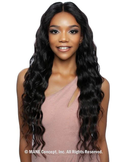 Mane Concept Trill 11A HD 13x4 Lace Front Wig Loose Deep 28" TRE2116