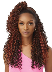 Thumbnail for Outre Airtied Human Hair Blend Vanish HD+ Lace Front Wig HHB-Dominican Curly 22