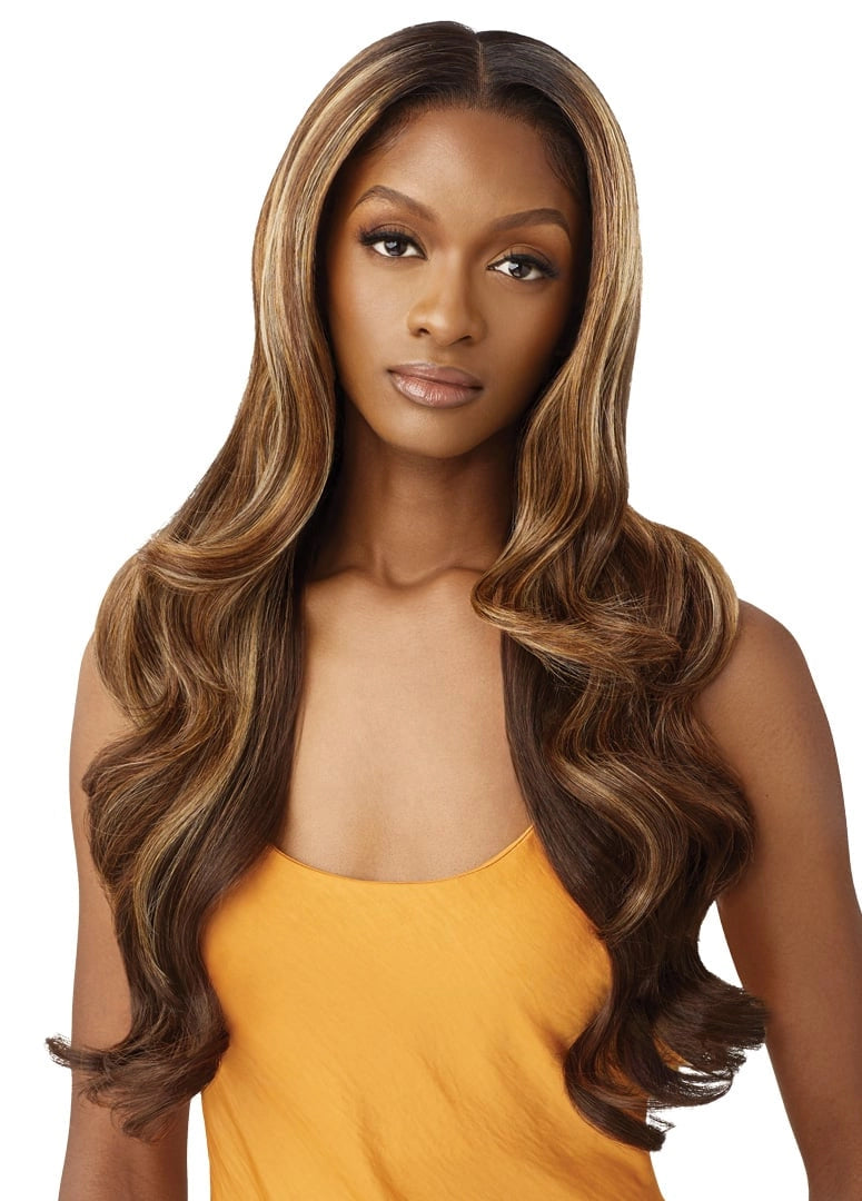 Outre Airtied Human Hair Blend Vanish HD+ Lace Front Wig HHB-Glam Waves 28" - Elevate Styles