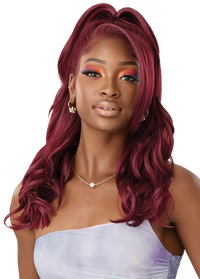 Thumbnail for Outre Airtied Human Hair Blend Vanish HD+ Lace Front Wig HHB-Natural Wave 20