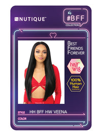 Thumbnail for Nutique BFF 100% Human Hair Half Wig - VEENA - Elevate Styles