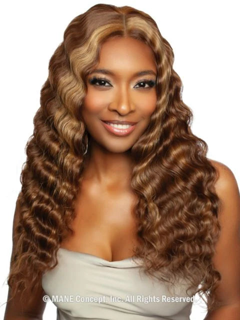 Mane Concept Brown Sugar Skin Blond Lace 9x6 Pre Cut Lace Front Wig 05 BSSB213