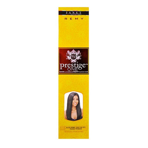 Janet Collection Remy Hair Weave Prestige One Alco Remy Yaky 10" - Elevate Styles