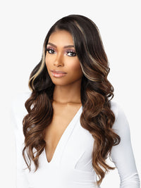 Thumbnail for Sensationnel Butta Lace Front Human Hair Blended Lace Front Wig Butta Glam Wave 24