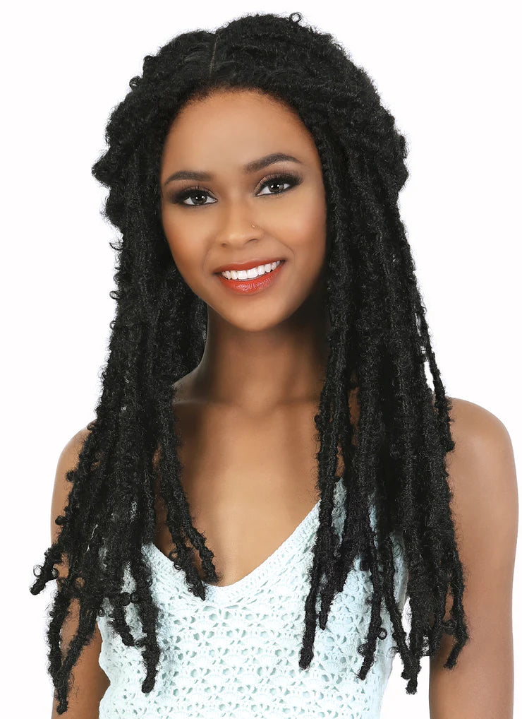 Beshe 2x Distressed Faux Loc Crochet Braid C.DSLOC26 - Elevate Styles