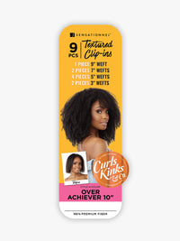 Thumbnail for Sensationnel Curls Kinks & Co Hair Textured Clip-In 9 Pcs Over Achiever  10