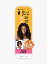 Thumbnail for Sensationnel Curls Kinks & Co Hair Textured Clip-In 9 Pcs Wild One 14