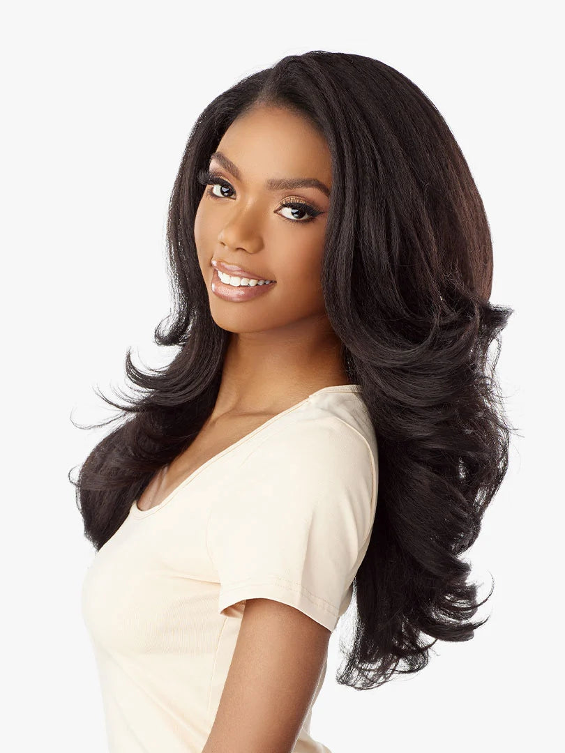 Sensationnel Curls Kinks & Co Kinky Edges 13x6 Kinky Blowout 20" Lace Front Wig KE136KBW20 - Elevate Styles