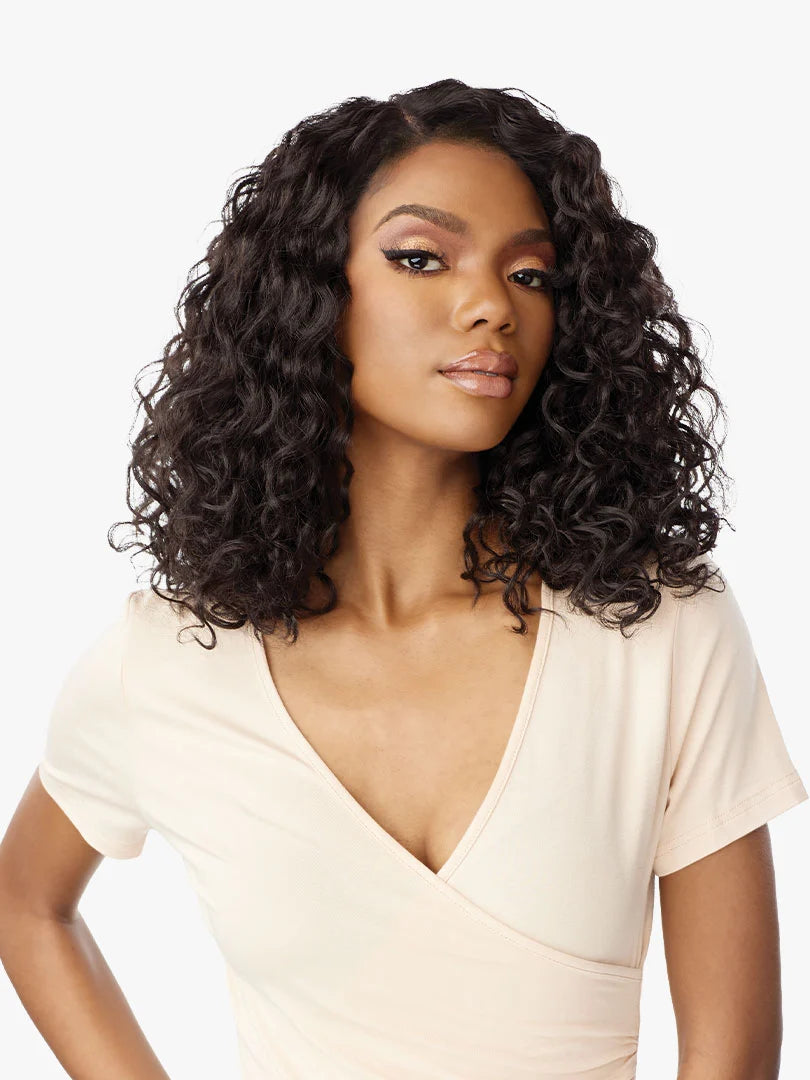 Sensationnel Curls Kinks & Co Kinky Edges 13x6 Kinky Natural Wave 14" Lace Front Wig KE136KNW14 - Elevate Styles